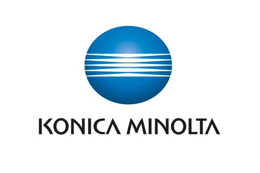 logotipo de la empresa konica minolta
