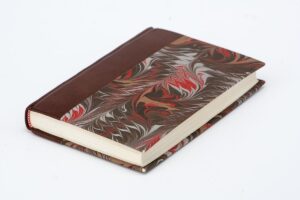 encuadernación holandesa de media piel