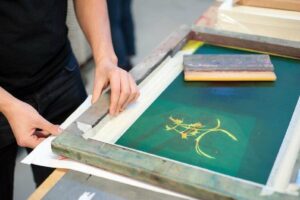 pasos de la impresión serigráfica