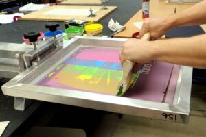 impresión por serigrafía