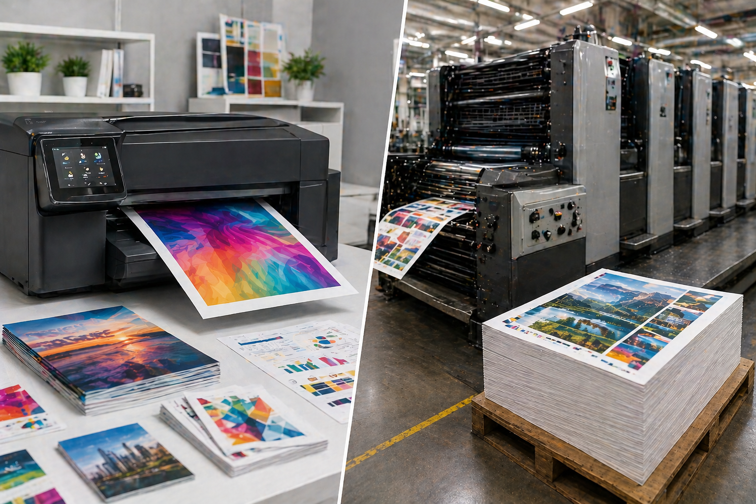 impresion digital vs offsert alta calidad