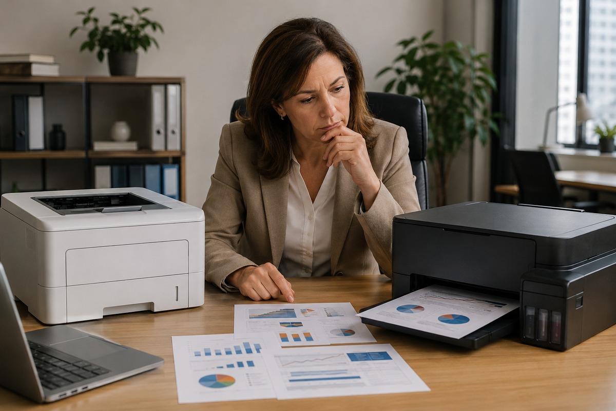 Elegir impresora láser o ecotank para oficina